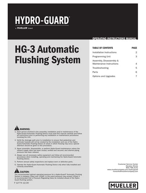 HG Operating Instruction .